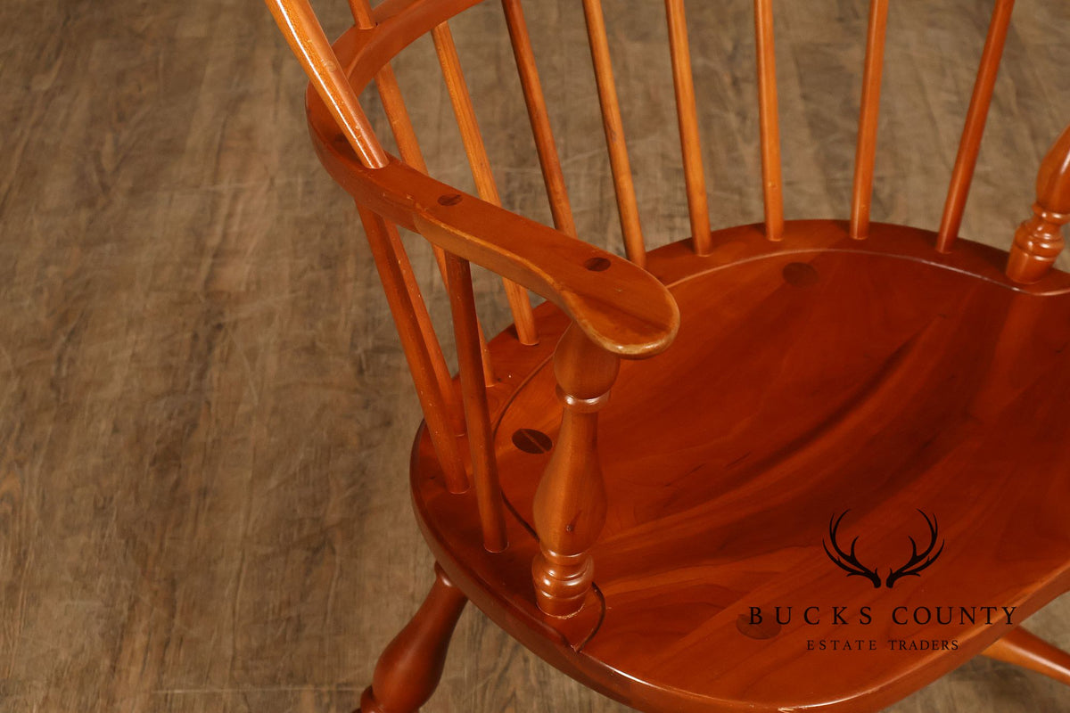 Duckloe Brothers Pair of Cherry Windsor Armchairs