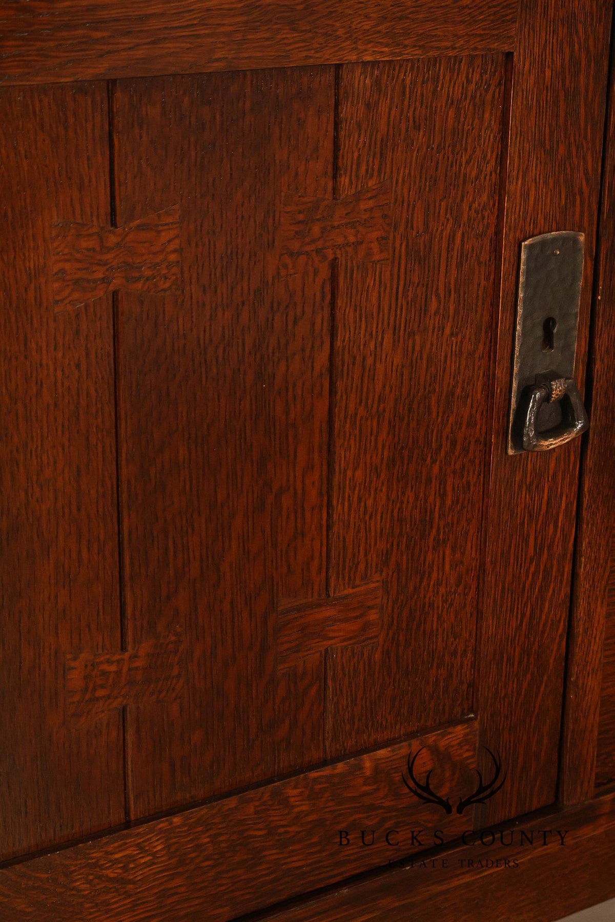 Stickley Mission Collection Oak Sideboard Server With Gallery Back