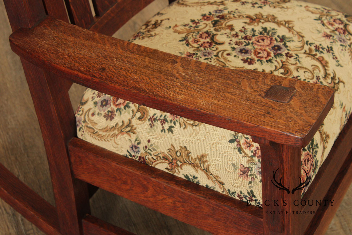 L.&J. G. Stickley Antique Mission Oak Rocker