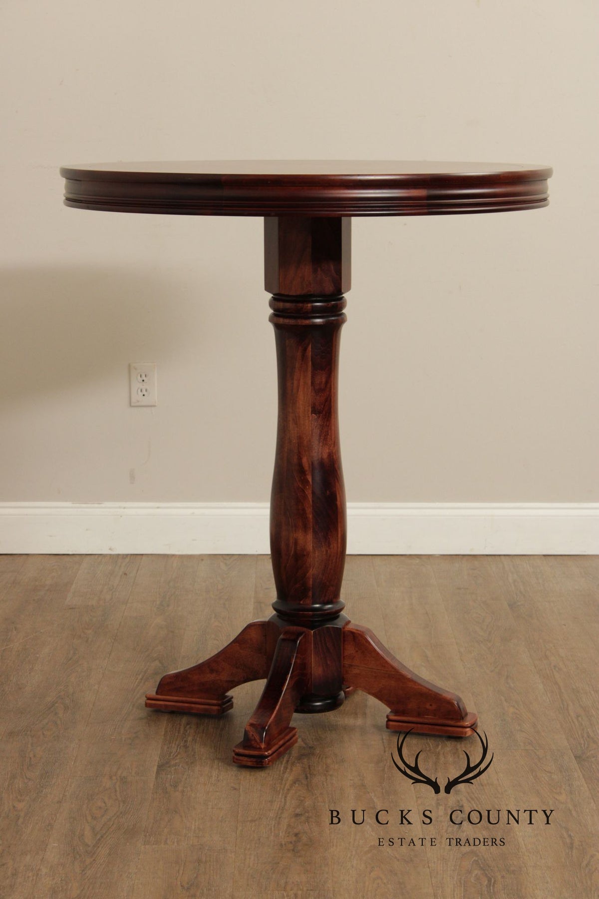 Rustic Style Round Top Bistro Table