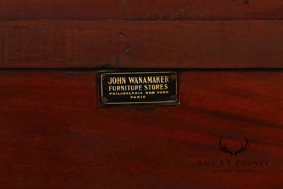 Antique John Wanamaker Mahogany Writing Desk