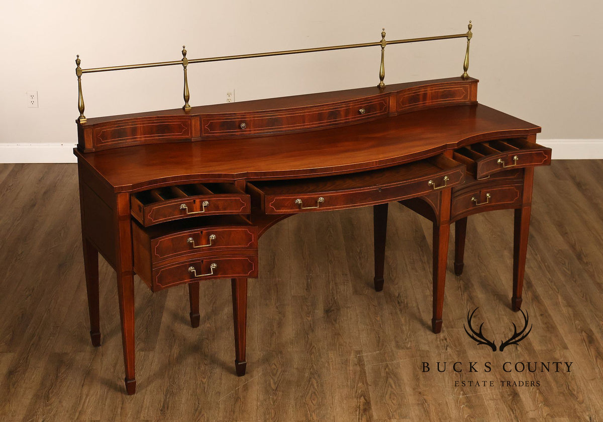 1940's Baker Regency Style Mahogany Sideboard