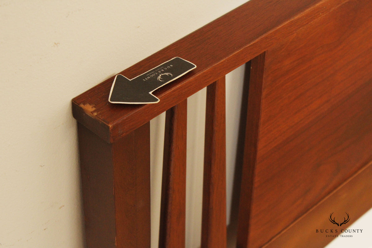 Mid Century Modern Walnut Queen Headboard