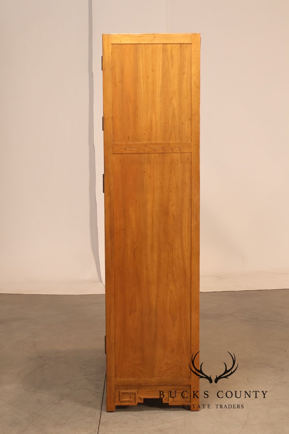 Baker Furniture Asian Modern Four-Door Entertainment Armoire