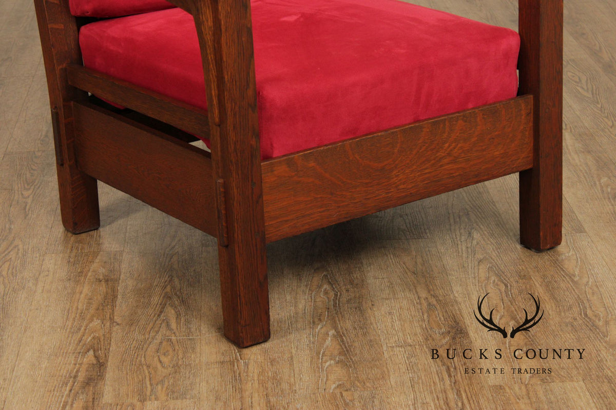Charles Stickley Antique Mission Oak Armchair