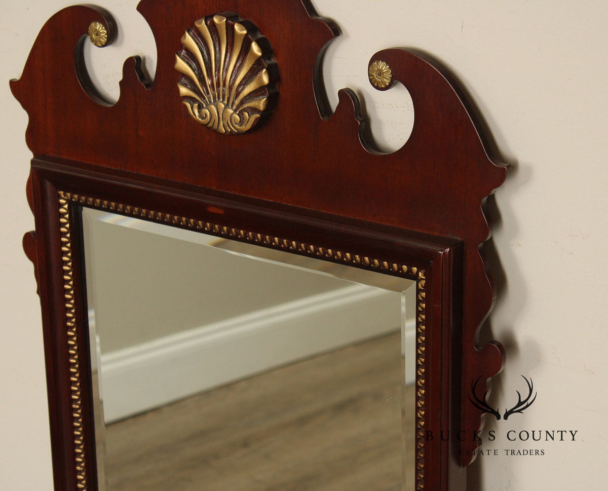 Lexington Chippendale Style Mahogany Wall Mirror