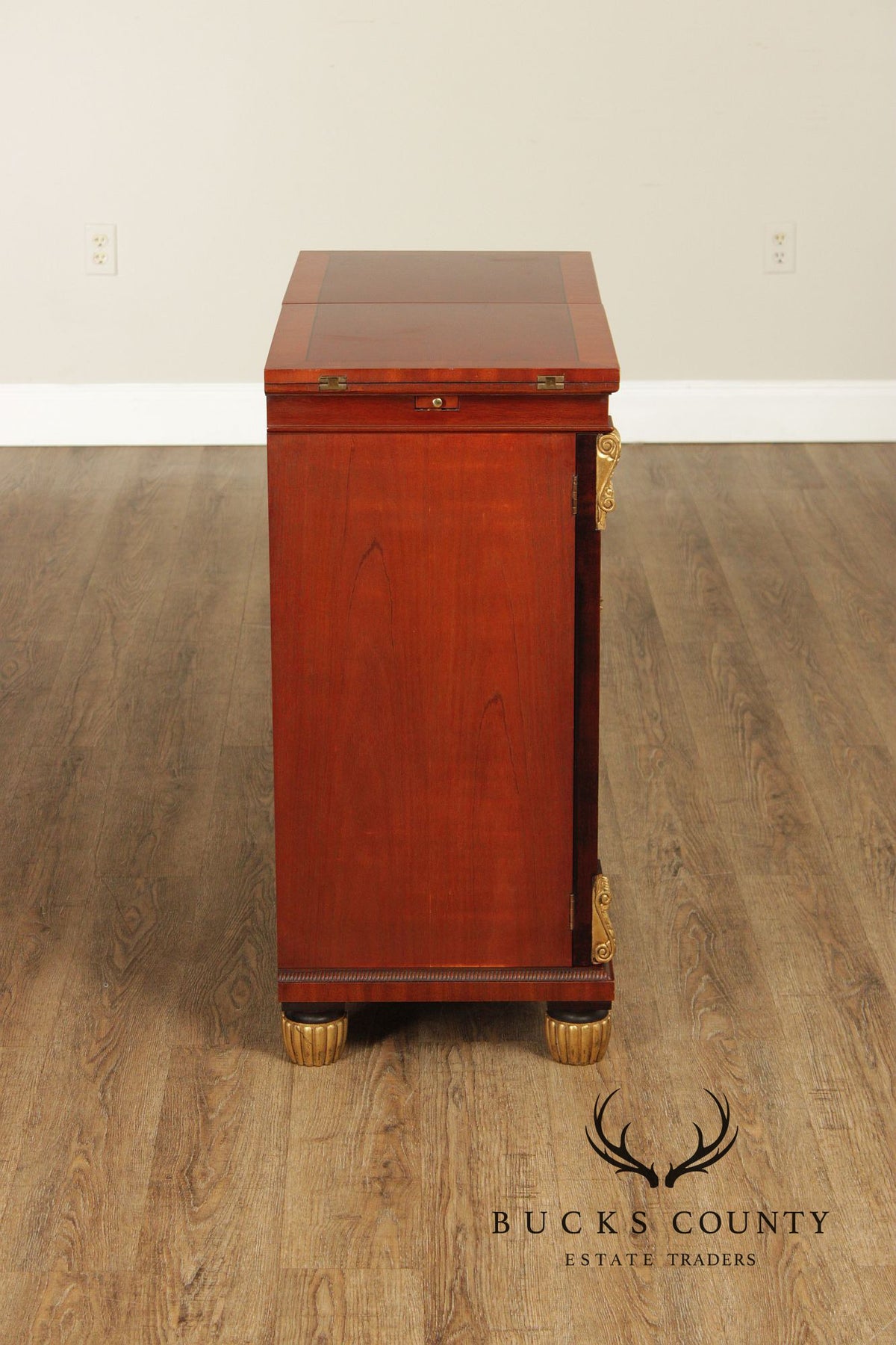 Baker Empire Style Mahogany Server