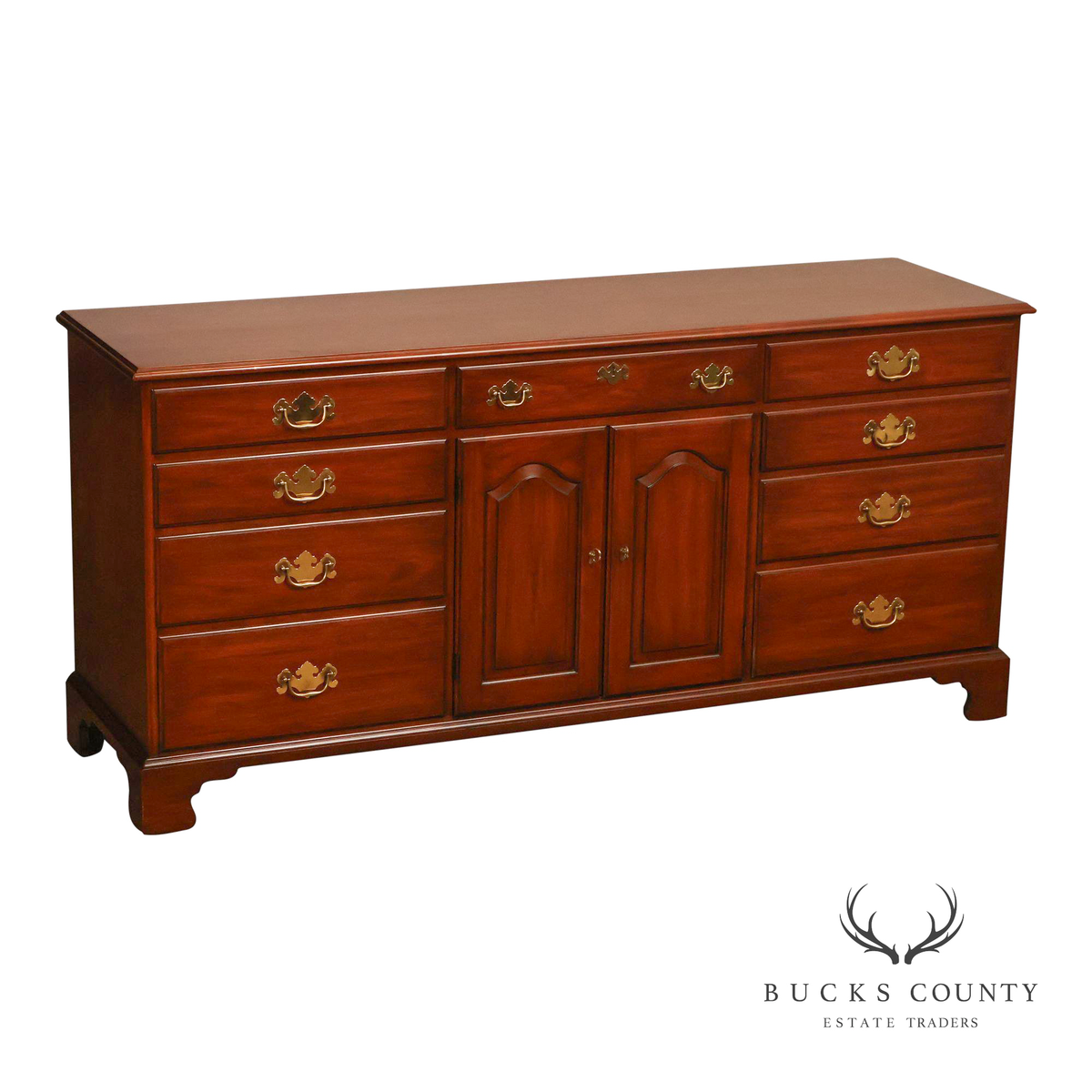 Henkel Harris Virginia Galleries Cherry 9 Drawer Dresser