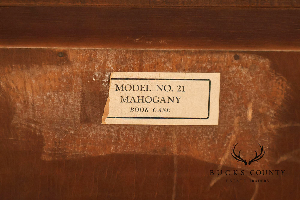 1940's Chippendale Style Mahogany Single Door By Wasmuth-Goodrich