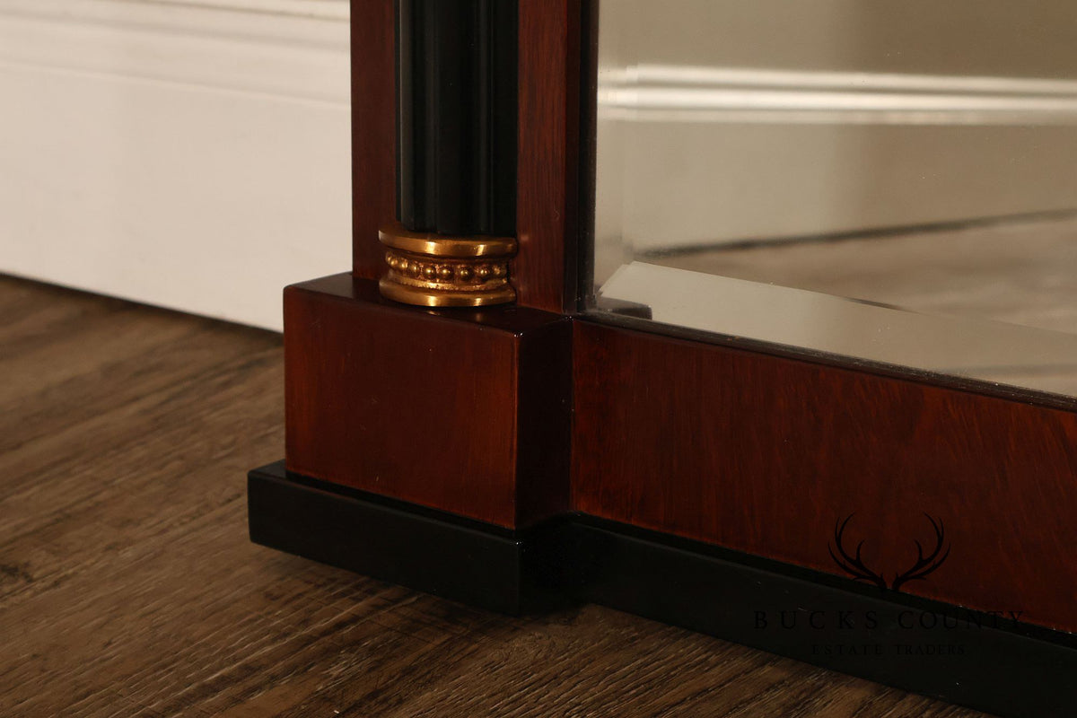 Mariner Fine Furniture Empire Style Mahogany Frame Wall Mirror