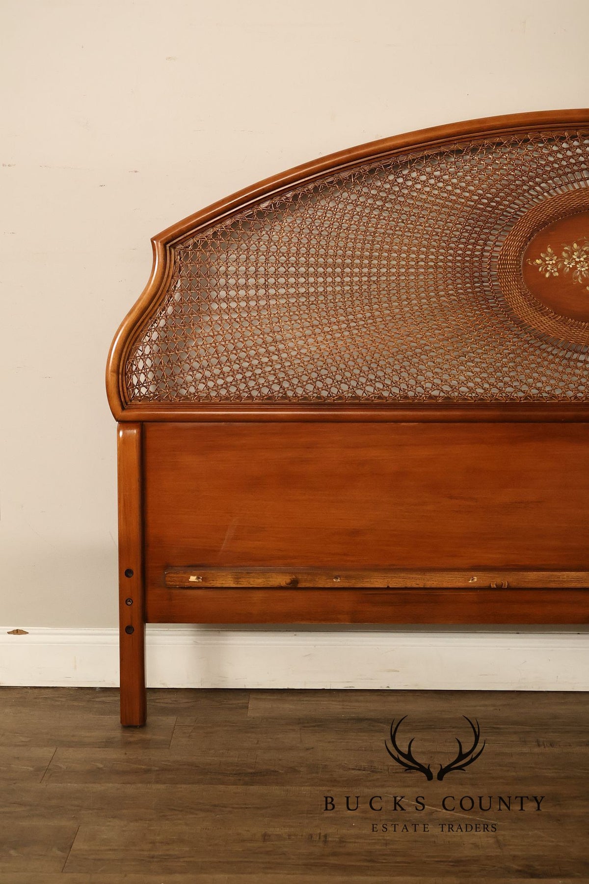 Medea 'Raggio Di Sole' Caned Queen Headboard