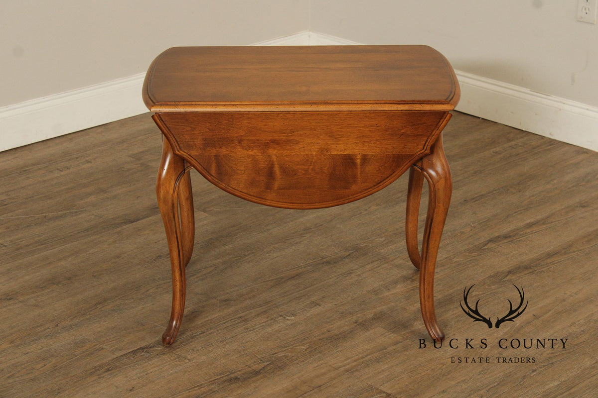 Ethan Allen 'Country French' One-Drawer Pembroke Table
