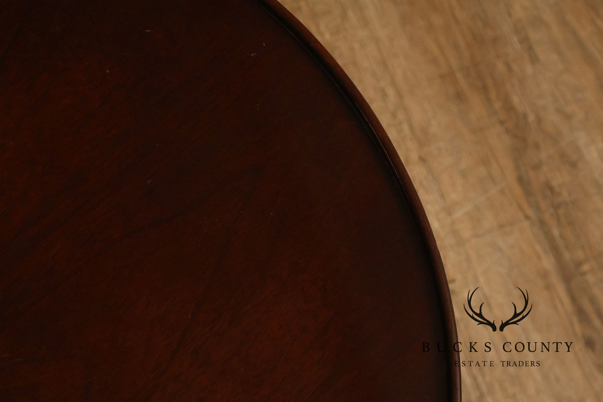 Barbara Barry For Baker Pair of Mahogany Side Tables