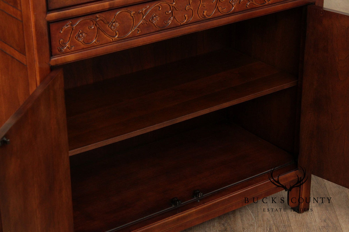 Henredon 'Folio 16' Asian Inspired Display Cabinet