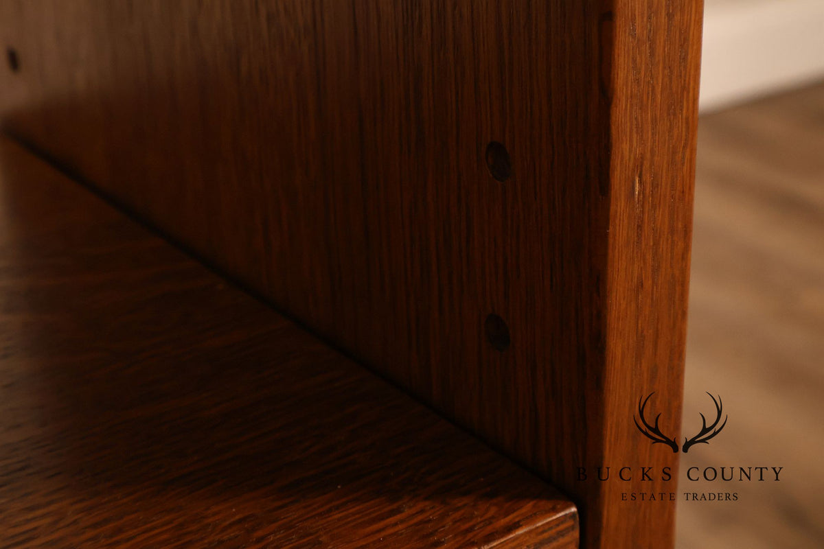 Stickley Mission Collection Oak Magazine Stand Bookcase