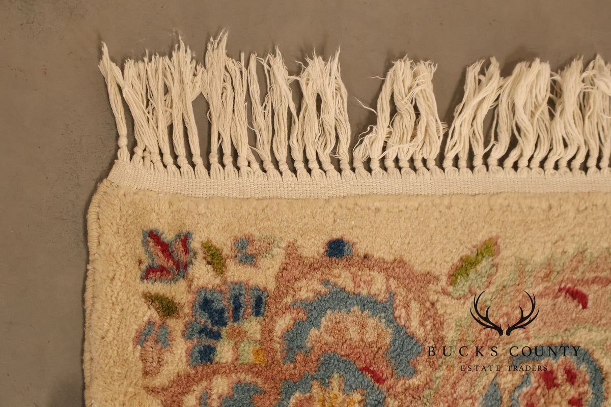 Kirmin Pattern Large Hand Tied 11' x 18' Fringed Area Rug
