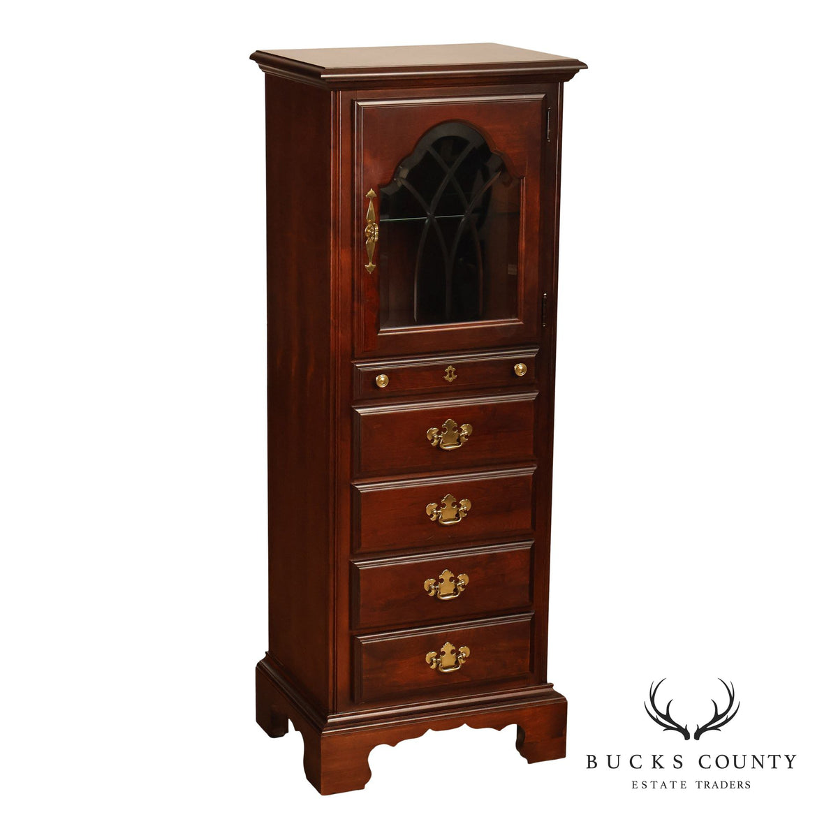 American Drew Cherry Jewelry Cabinet Lingerie Chest