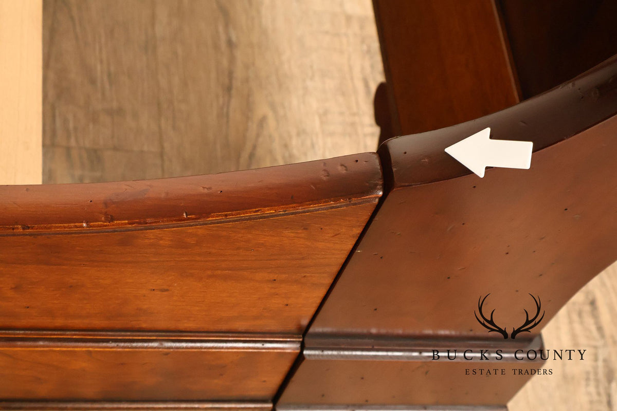 Grange Louis Philippe Style Queen Cherry Sleigh Bed
