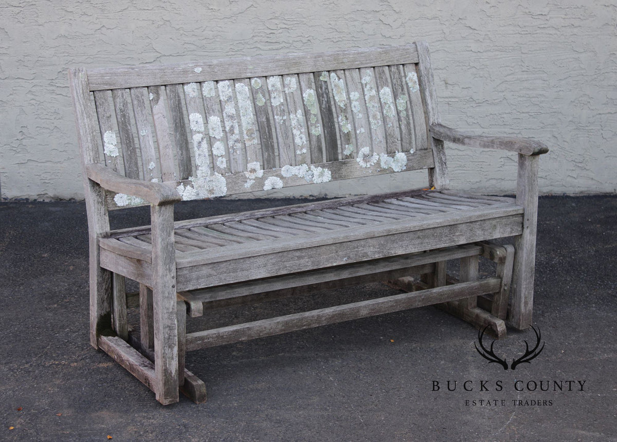Gloster Teak Glider Bench