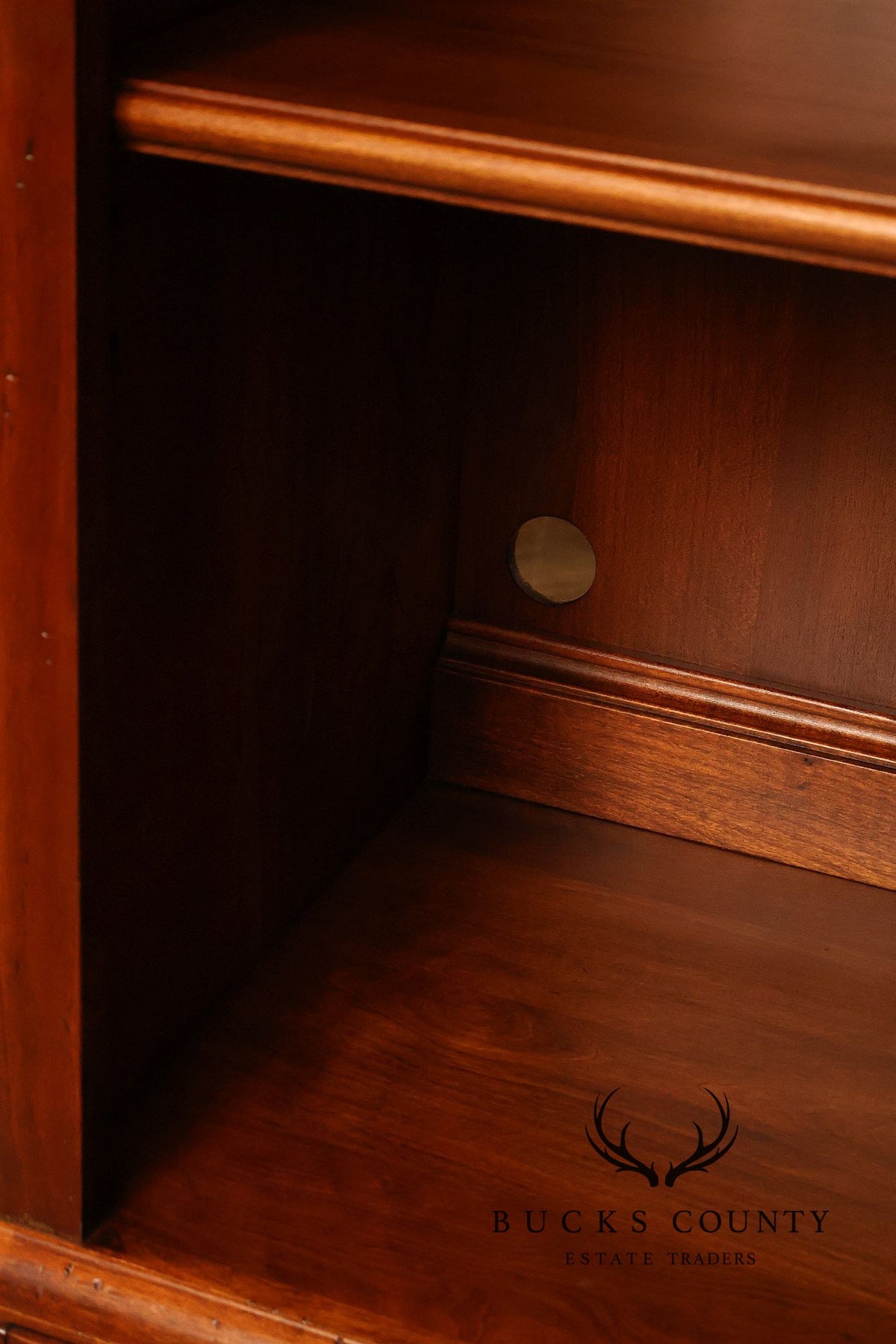 Bob Timberlake For Lexington Cherry Traditional Open Bookcase With Cabinet
