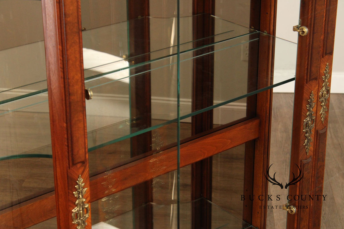 Henredon 'Grand Provenance' Walnut Display Cabinet