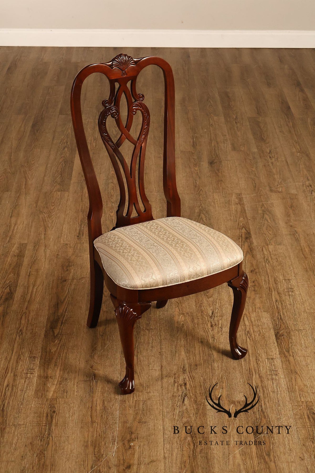 Ethan Allen '18th Century Mahogany' Set of Six Dining Chairs