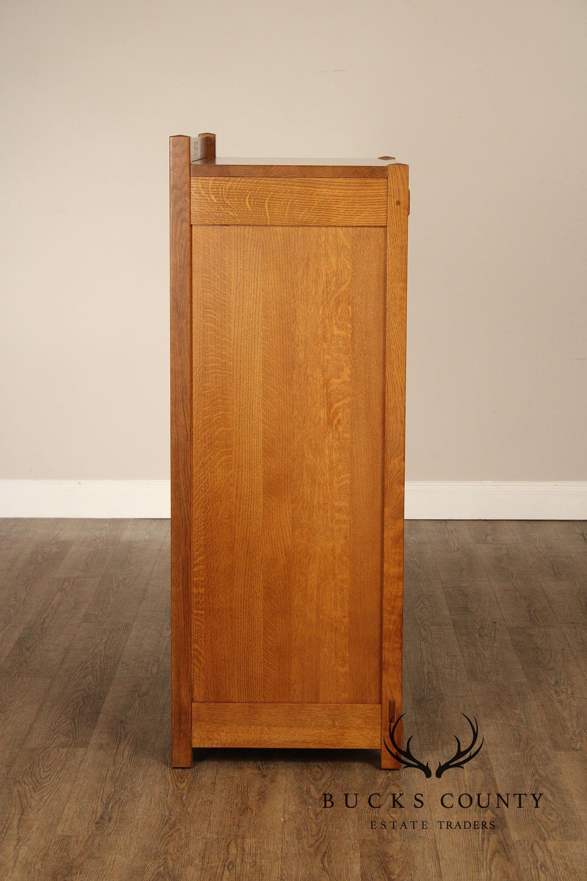 Stickley Mission Collection Oak Tall Chest Of Drawers