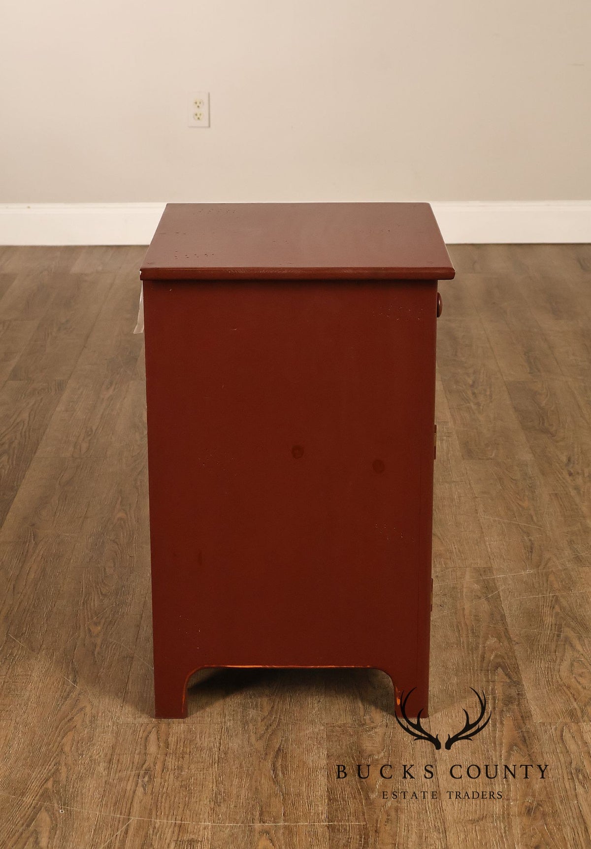American Heritage Shaker Style Pair of Painted Nightstands