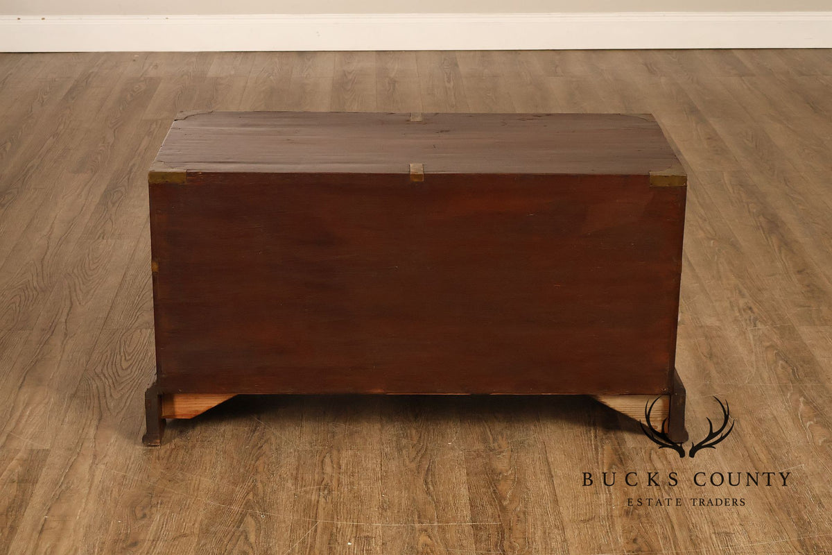 Campaign Style Mahogany Low chest