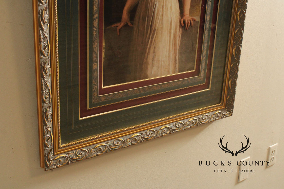 William-Adolphe Bouguereau Framed Print, 'L'Espieglerie'