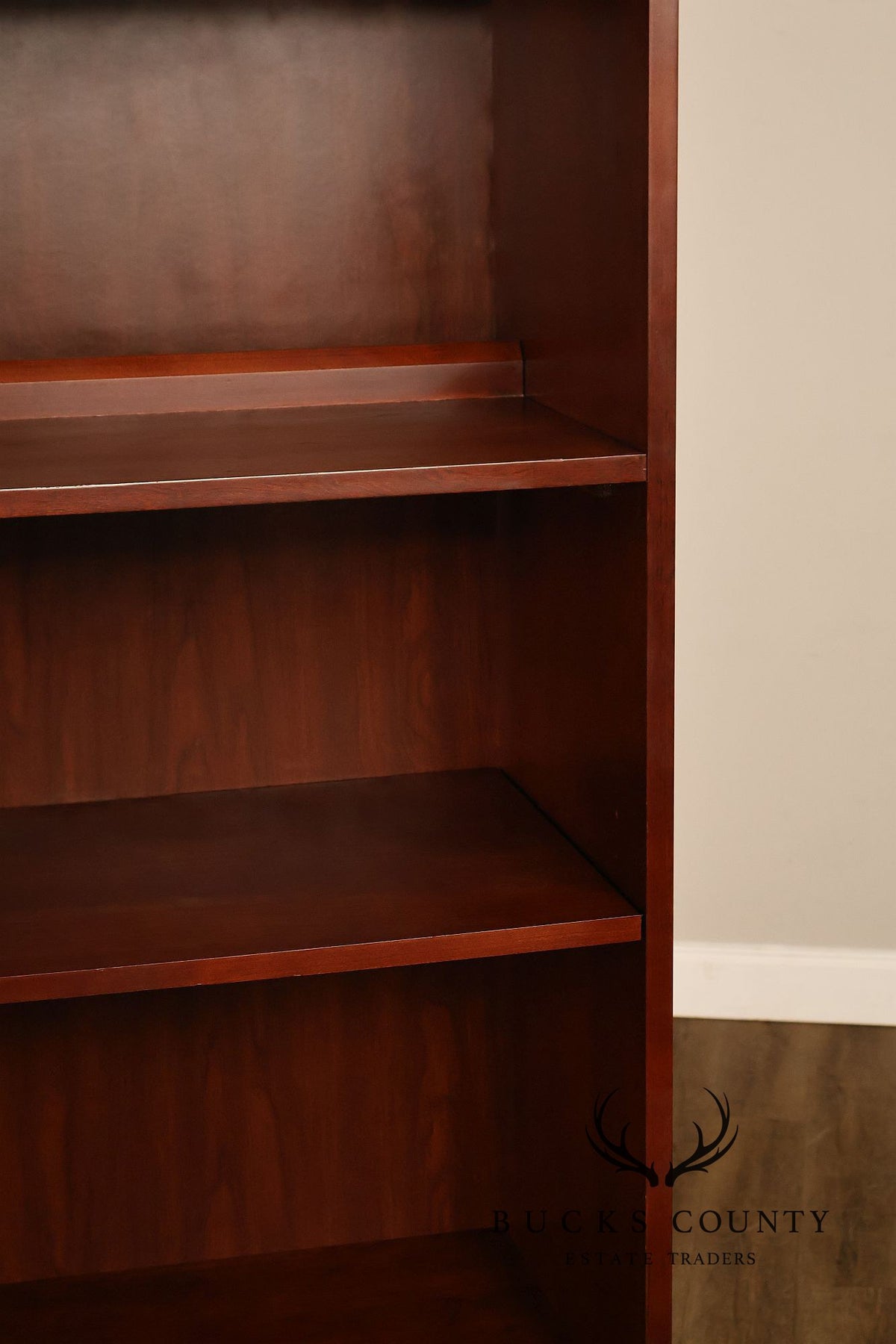 Hooker Furniture Pair Of Lighted Bookcase Display Cabinets
