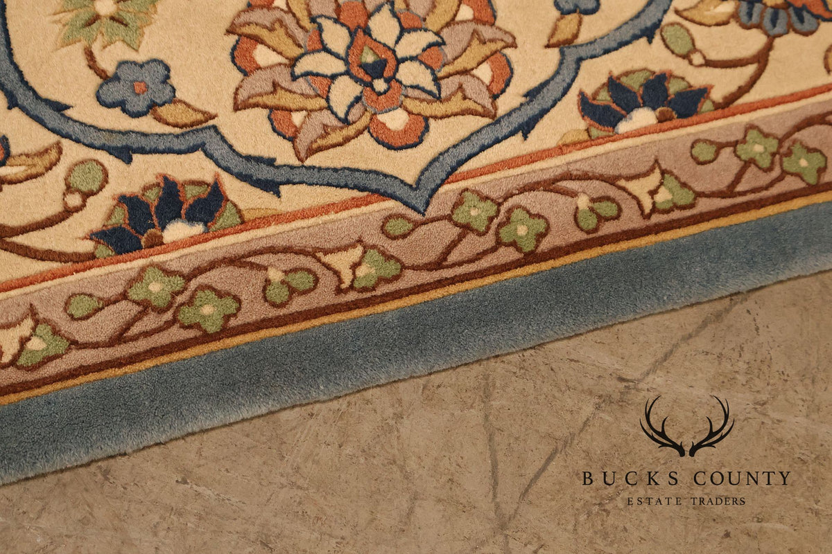 Persian Style Hand Knotted Wool Area Rug