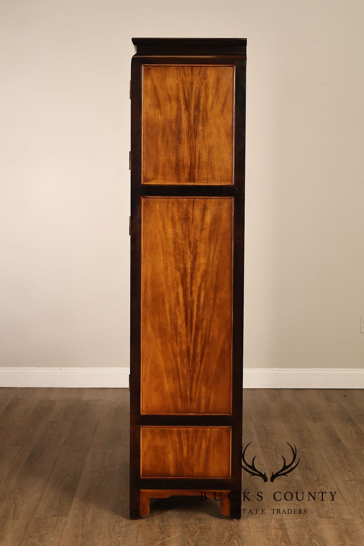 Century Chin Hua Furniture Asian Style Burl Wood Cabinet Armoire