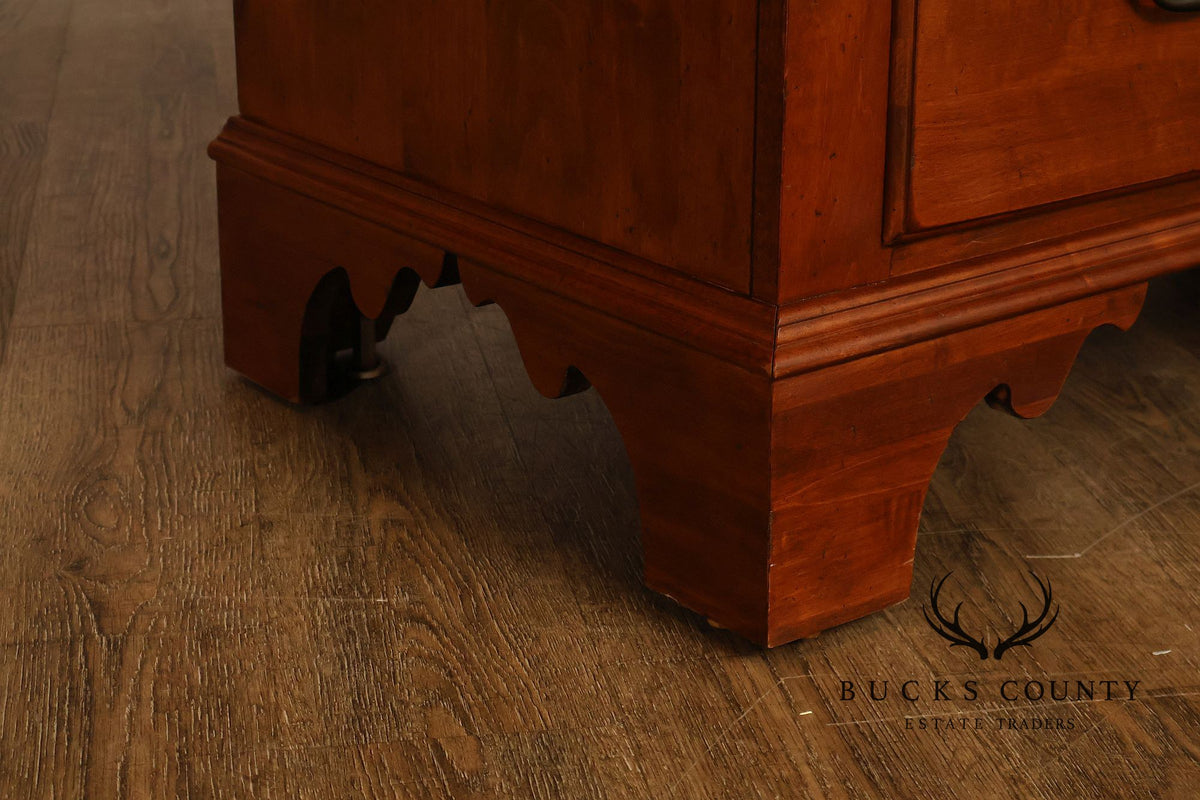 Ethan Allen Country Crossings Maple And Birch Two-Door Armoire Cabinet
