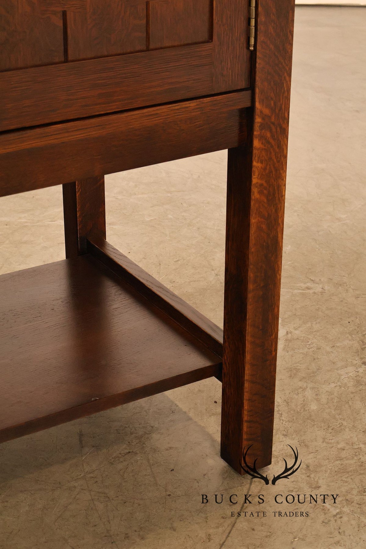 Stickley Mission Collection Oak Sideboard Server With Gallery Back