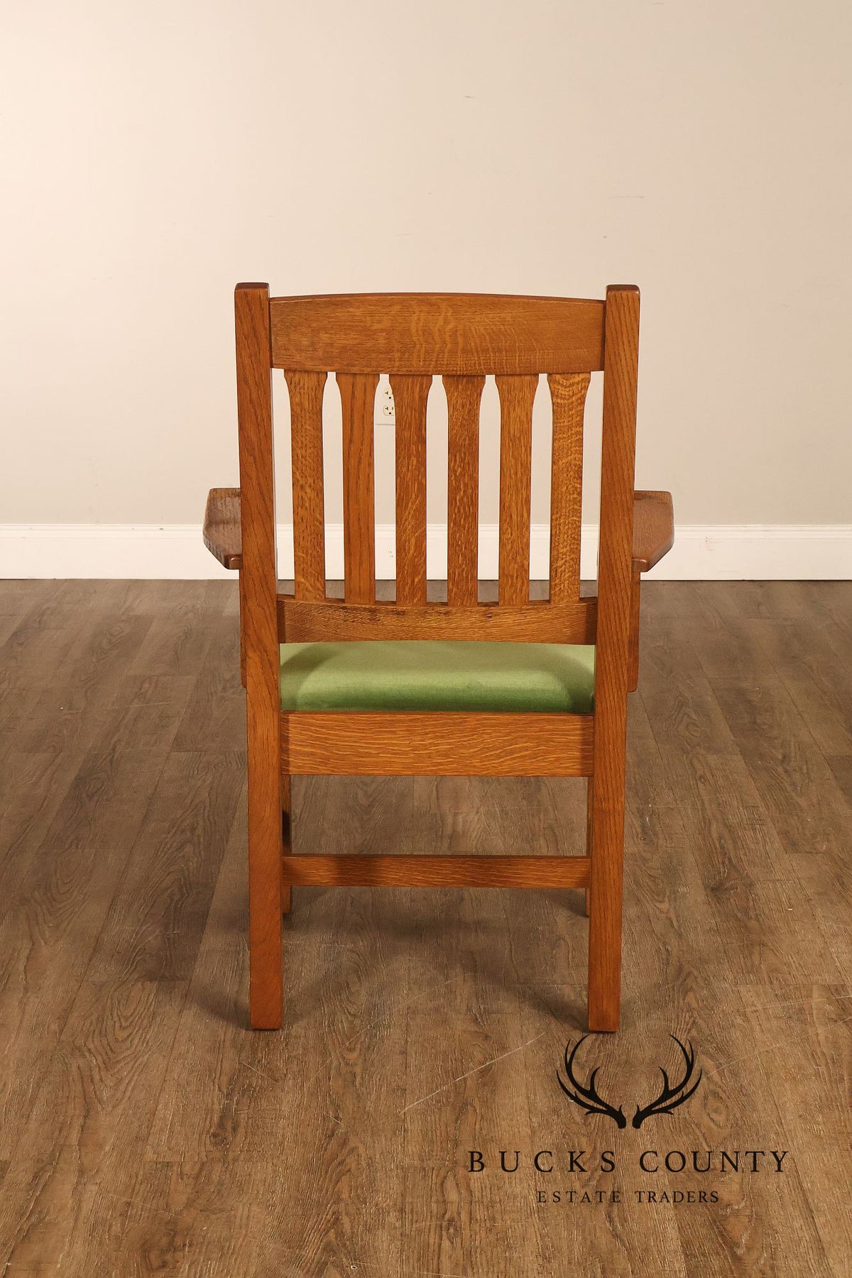 Stickley Mission Collection Set Of 8 Oak Cottage Dining Chairs In 35 Fayetteville Finish