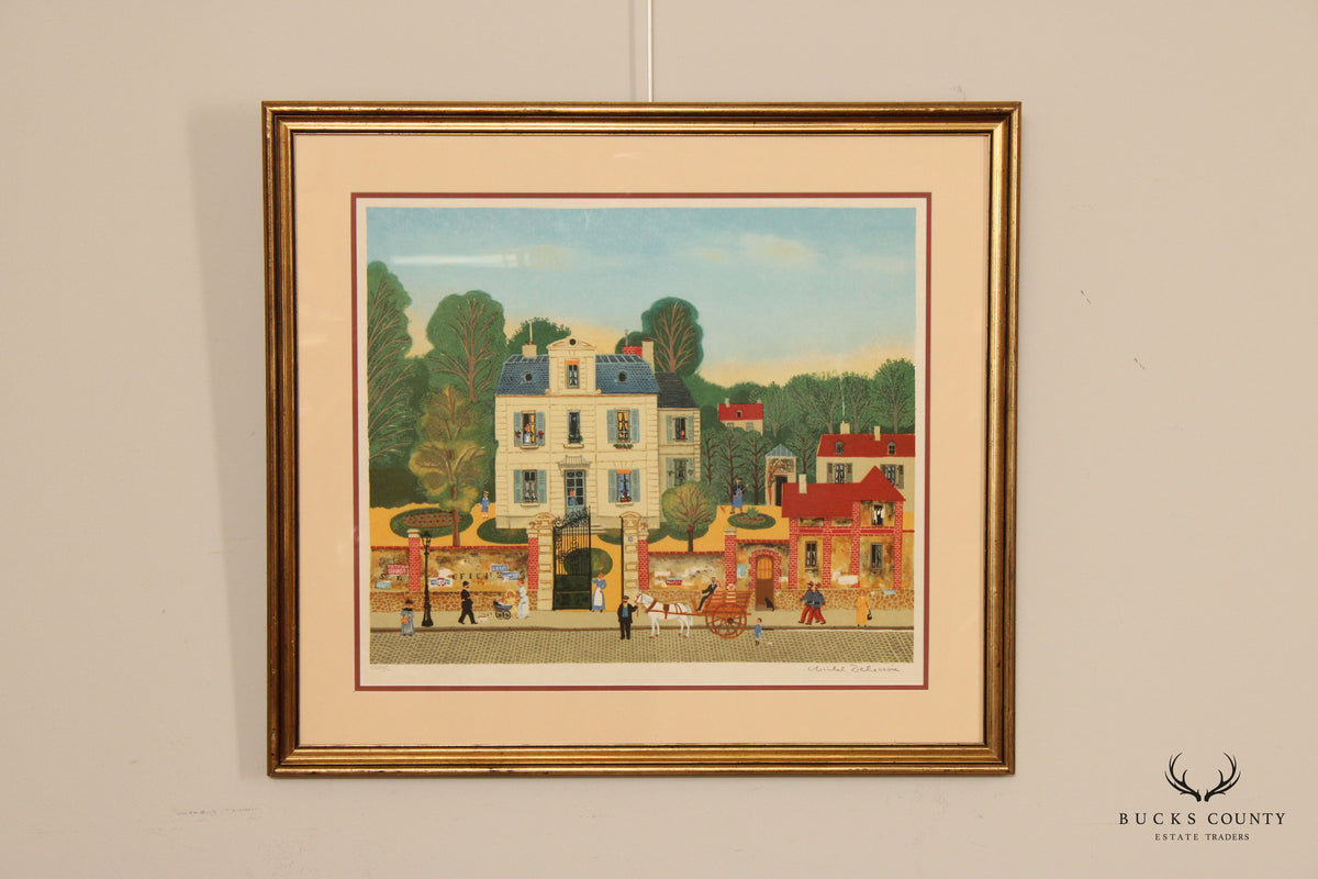 Michel Delacroix 'Bonjour Mr. Rousseau' Framed Limited Edition Print