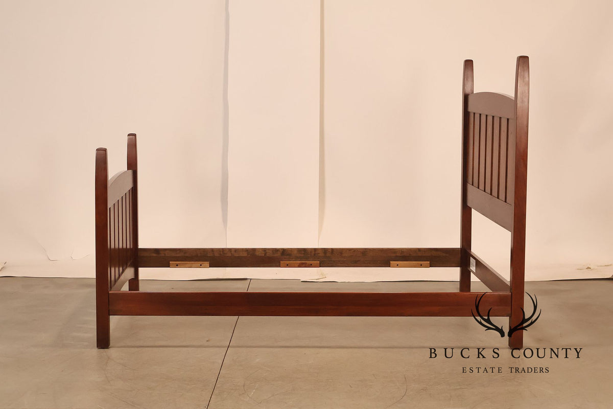 Stickley Harvey Ellis Inlaid Cherry Queen Bed