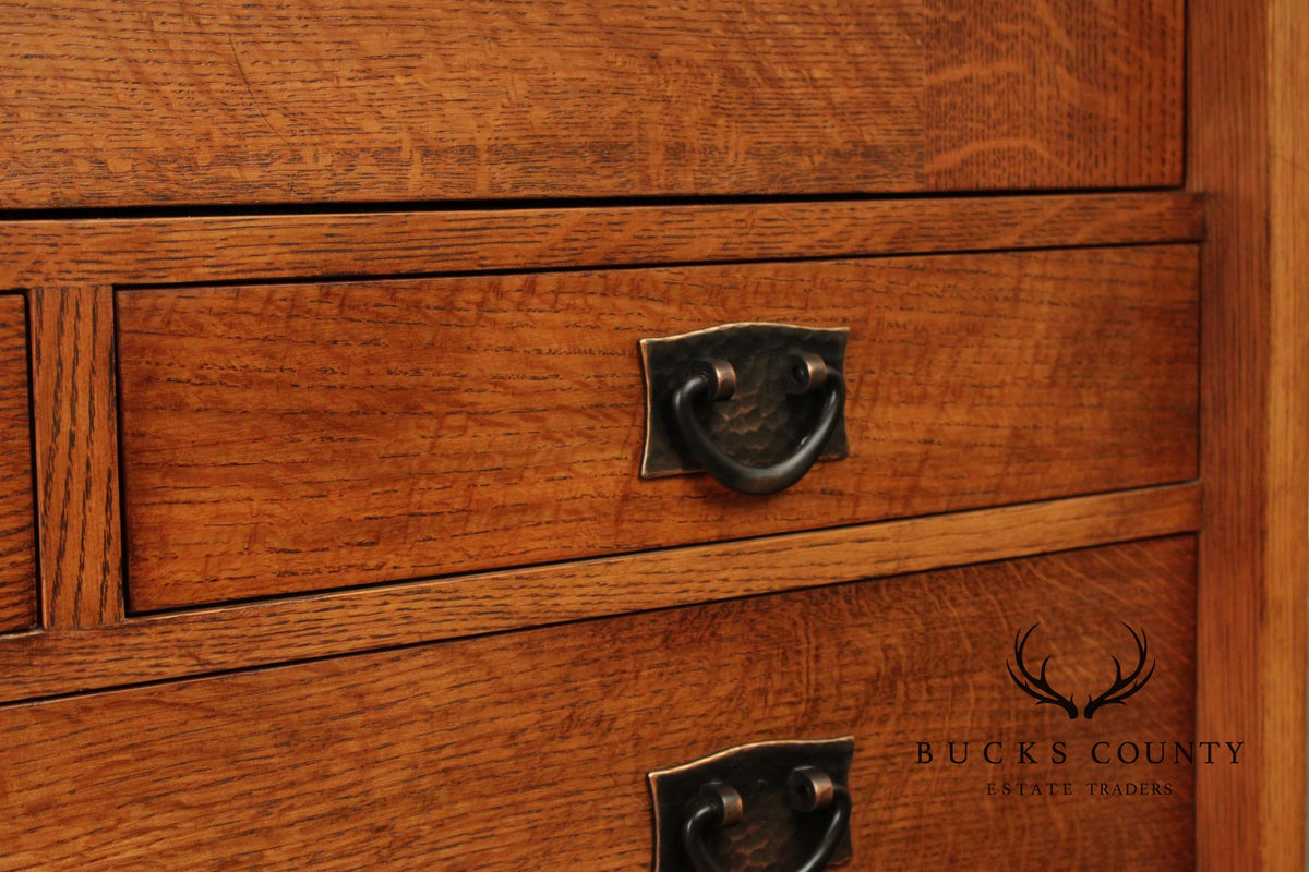 Stickley Mission Collection Oak Fall Front Desk