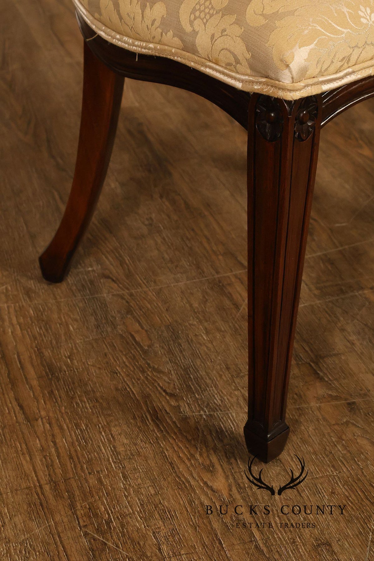 Bevan Funnell Adam Style Set of Eight Mahogany Dining Chairs