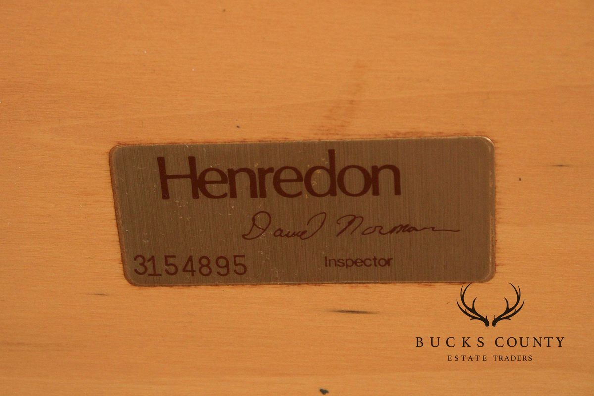 Henredon Scene Two Burlwood King Poster Bed