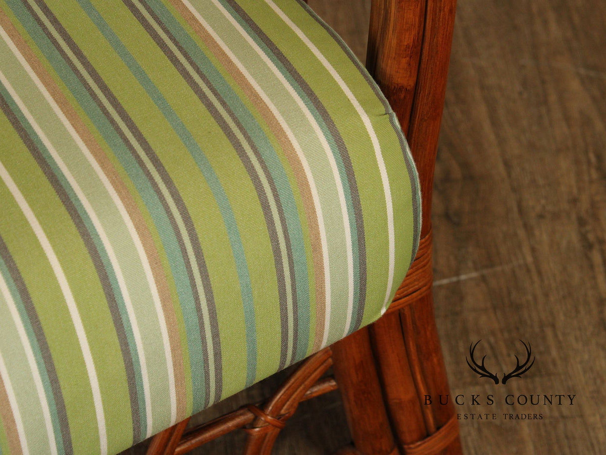 South Sea 'New Kauai' Rattan Loveseat With Sunbrella Cushions
