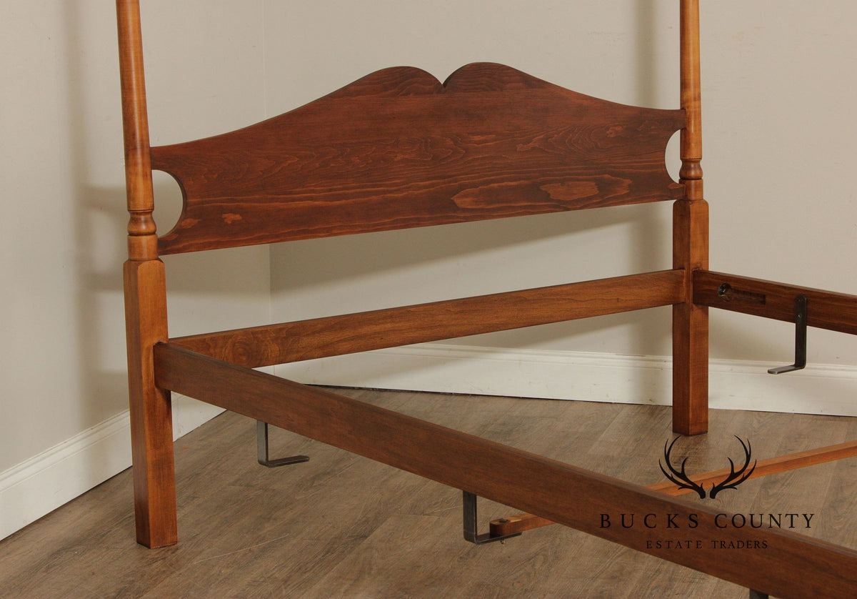 Cohasset Colonials Queen Size Maple Canopy Poster Bed