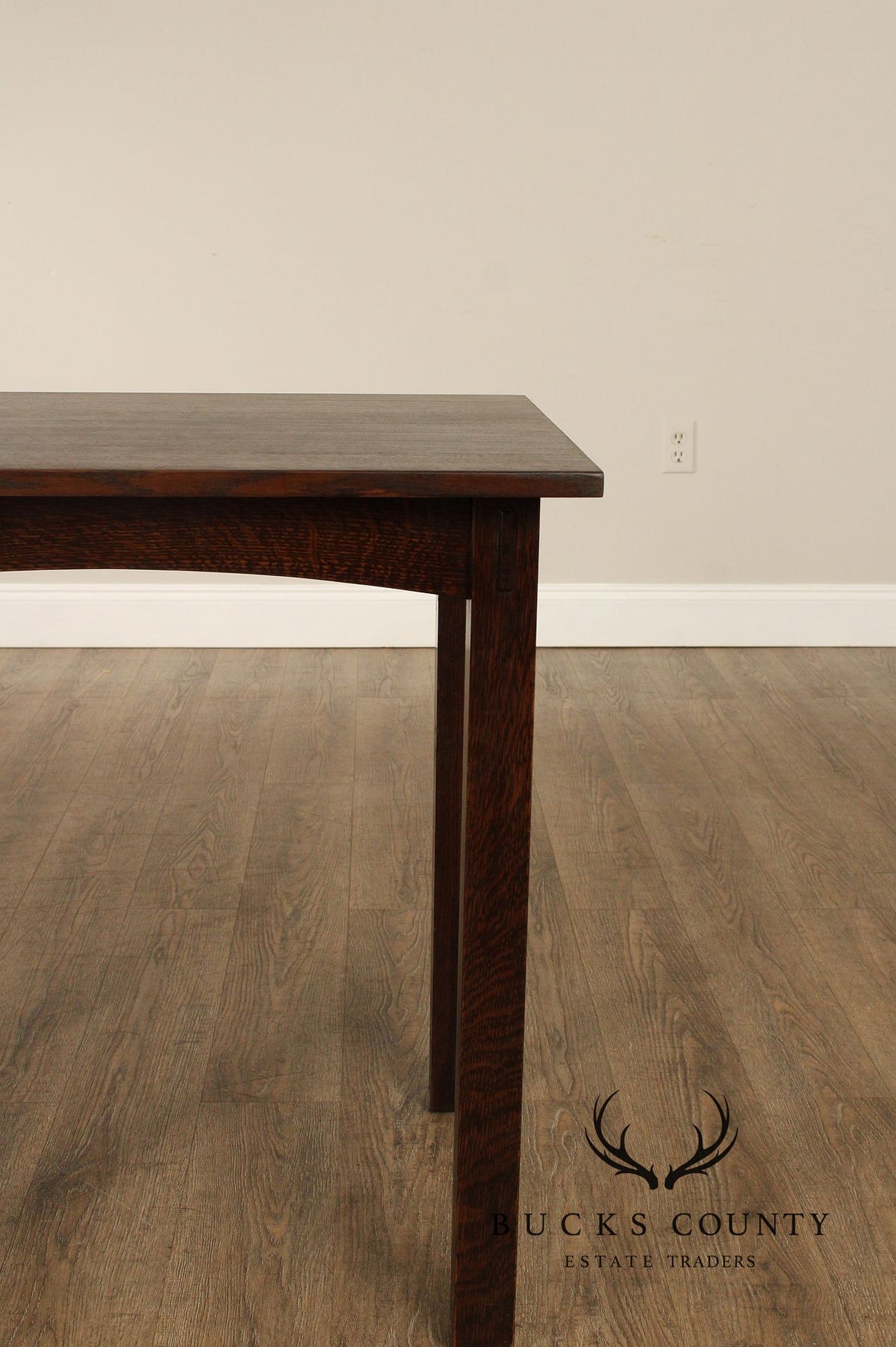 Stickley Mission Style Oak Side Or Writing Table