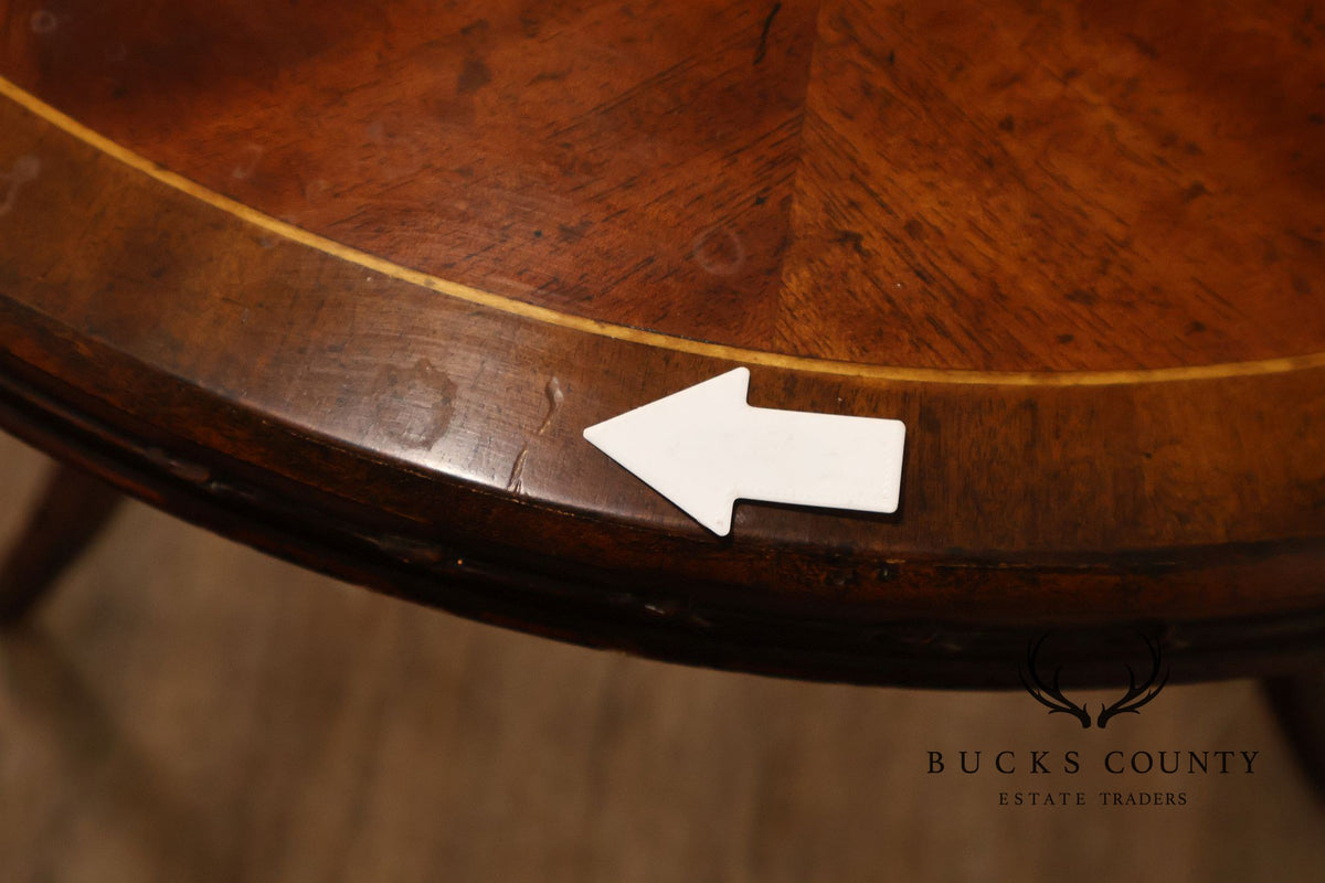 Jonathan Charles Buckingham Collection Empire Style Mahogany Lamp Table