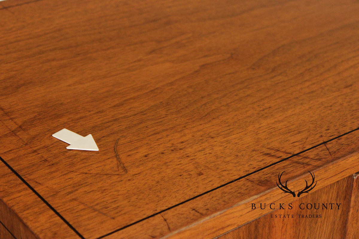 American Of Martinsville Mid-Century Modern Walnut Gentleman's Chest