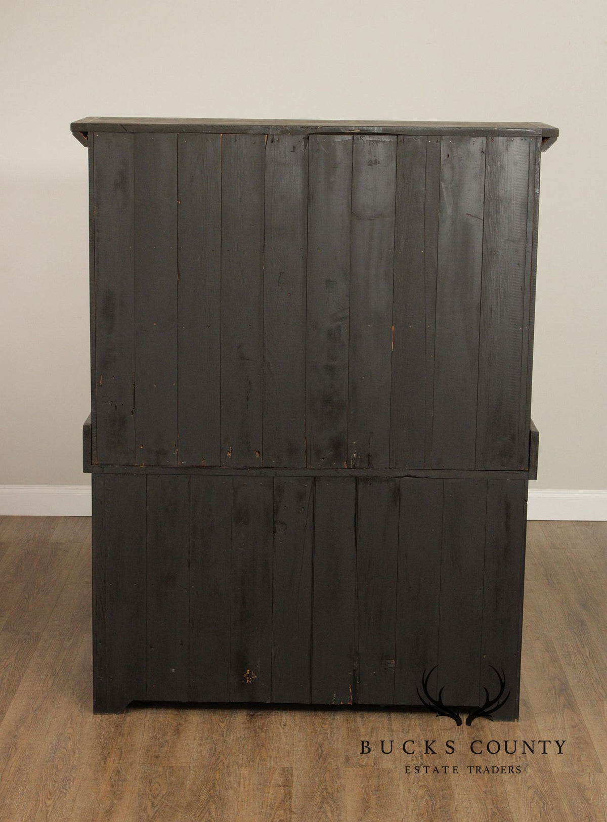 Hand Crafted Primitive Farmhouse Painted Dry Sink Hutch