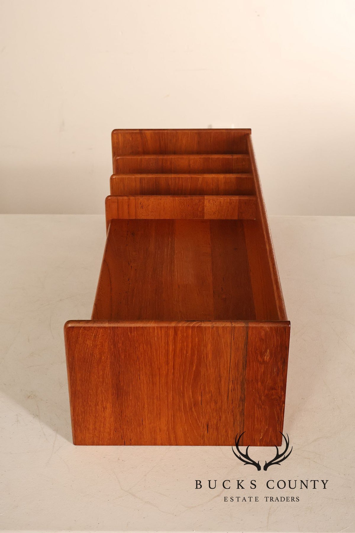 Nordisk Andels-Eksport Danish Modern Teak Desk Organizer