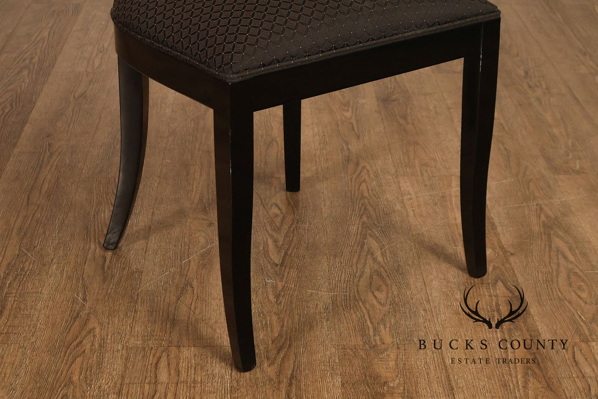 Pietro Costantini For Ello Set Of Six Italian Klismos Dining Chairs