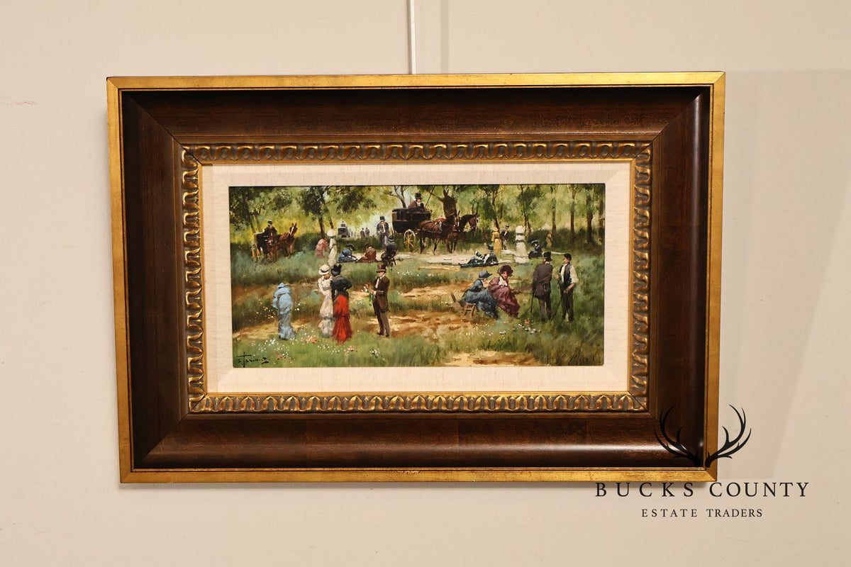 Francesco Tammaro Oil Painting, 'In the Countryside'